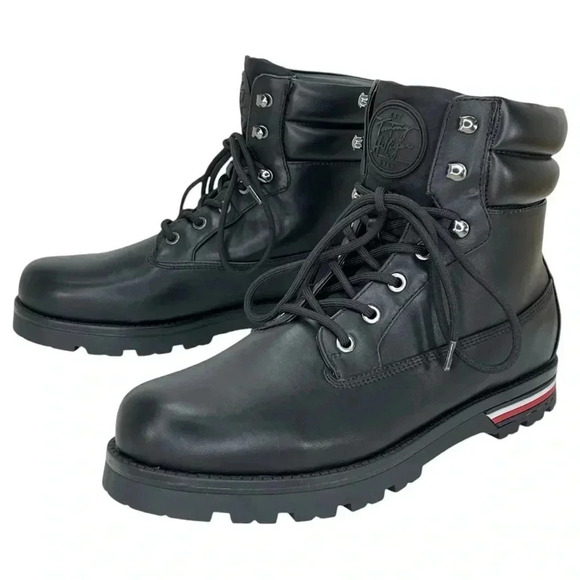 Tommy Hilfiger Melise Black Womens Ankle Boots Size 10M - Picture 7 of 12